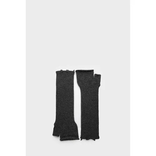 Перчатки Andrea Ya’aqov knitted gloves grey для мужчин цвет серый