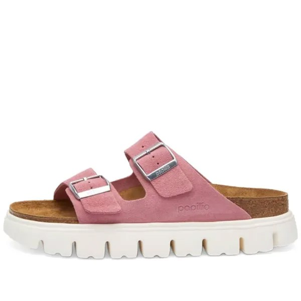 Сандалии Birkenstock Arizona Chunky, кремовый/темно-розовый