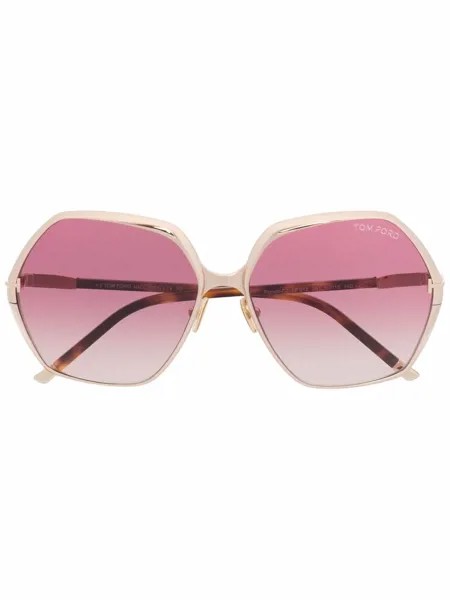 TOM FORD Eyewear солнцезащитные очки Fonda с затемненными линзами