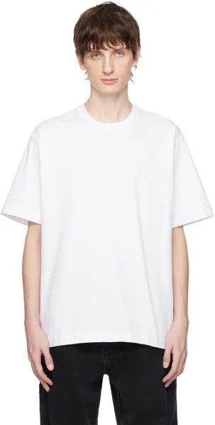 Белая тяжелая футболка Filippa K