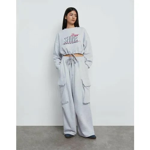 Брюки спортивные Gloria Jeans, размер L/170 (48-50), серый
