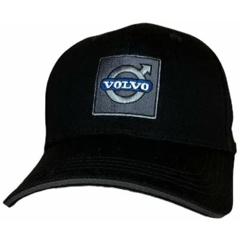 Бейсболка Volvo Бейсболка мужская VOLVO / Кепка мужская ВОЛЬВО, размер 55-58, черный