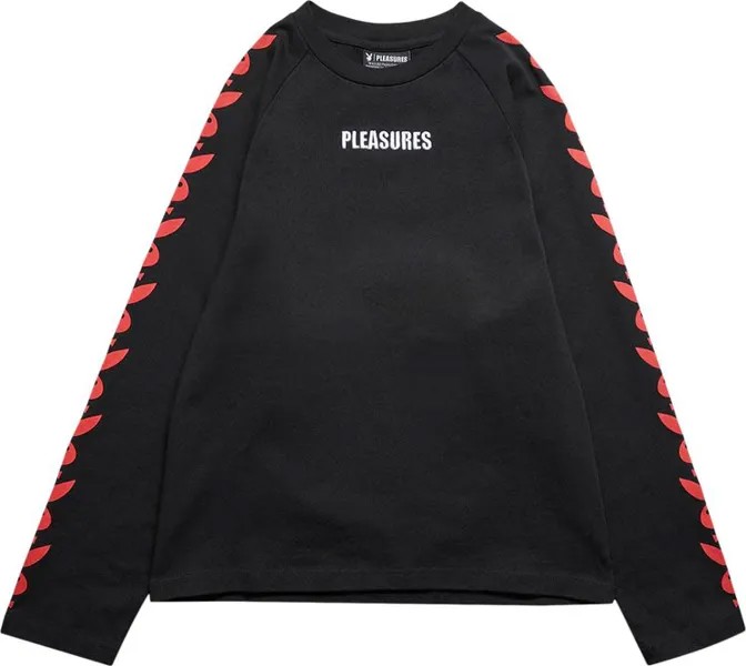 Лонгслив Pleasures PB Raglan Long-Sleeve 'Black', черный