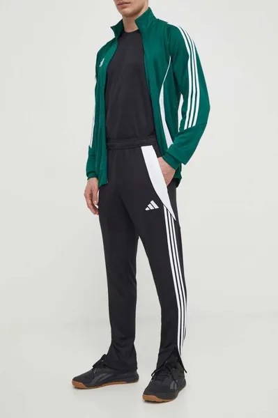 Тренировочные брюки Tiro 24 adidas Performance, черный