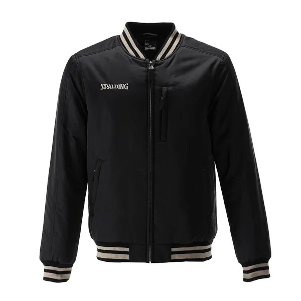Куртка Logo Bomber Jacket Spalding, цвет Schwarz