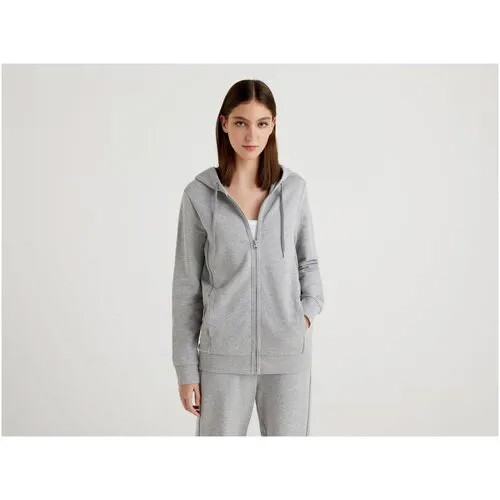 Худи на молнии United Colors of Benetton для женщин 22A_3J68E5232_501_L
