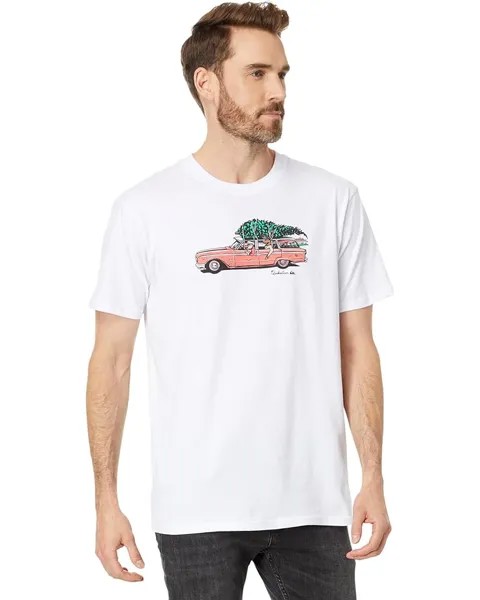 Футболка Quiksilver Holidaaayz, белый