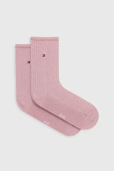 Носки Tommy Hilfiger, розовый