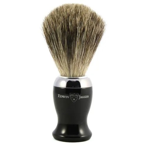Помазок Edwin Jagger 81SB716CR ,черный, 1 шт.