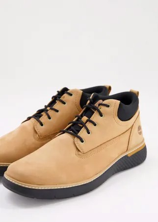 Светло-коричневые ботинки чукка Timberland Cross Mark-Коричневый цвет
