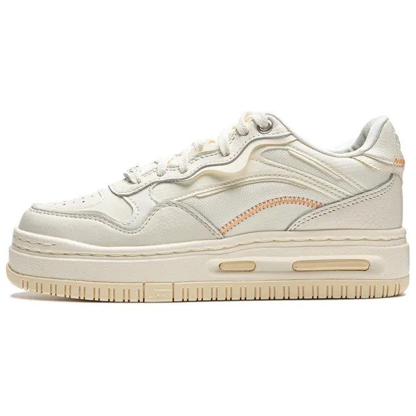 Кроссовки LINING Future C1 Skateboarding Shoes Women's Low-top Beige, бежевый