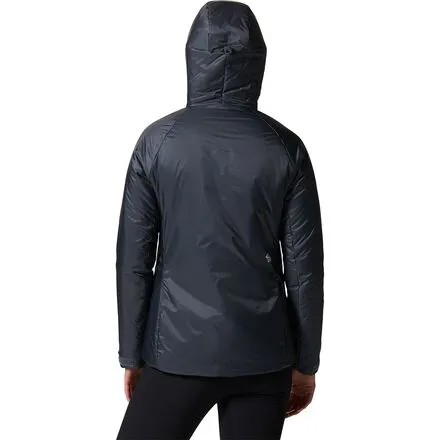 Куртка с капюшоном Compressor женская Mountain Hardwear, цвет Blue Slate