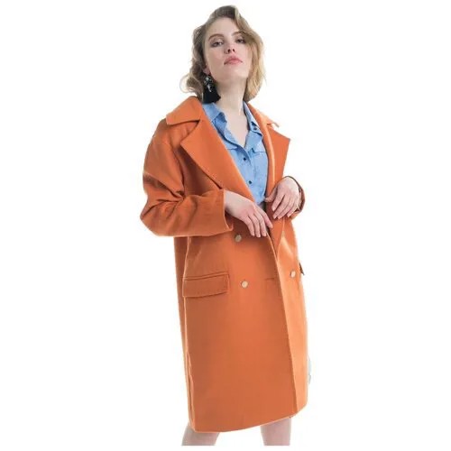 Пальто Libellulas 50218 Оранжевый 48