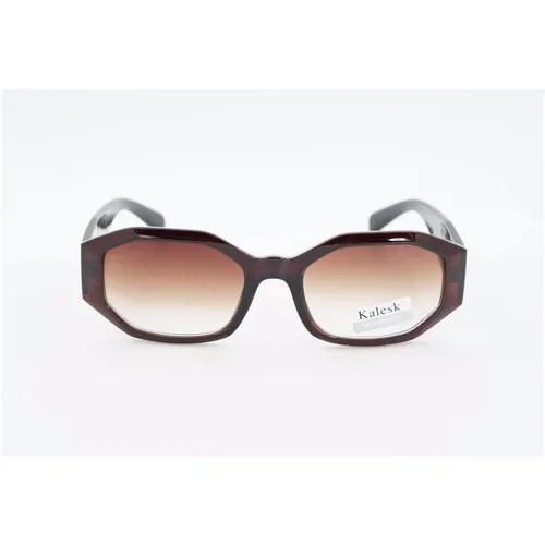 Солнцезащитные очки Premier, прямоугольные, оправа: пластик, с защитой от УФ, для женщин, коричневый