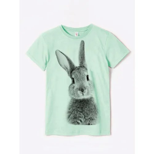 Футболка Happyfox, размер 110, зеленый