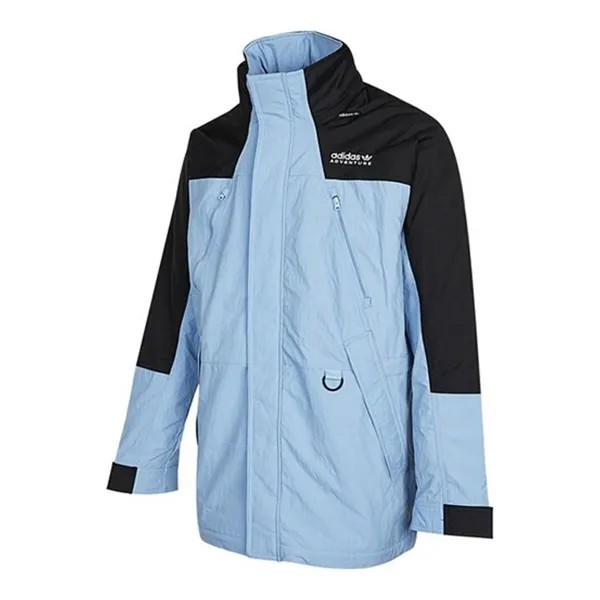 Куртка Adidas Originals Outdoor, голубой/черный