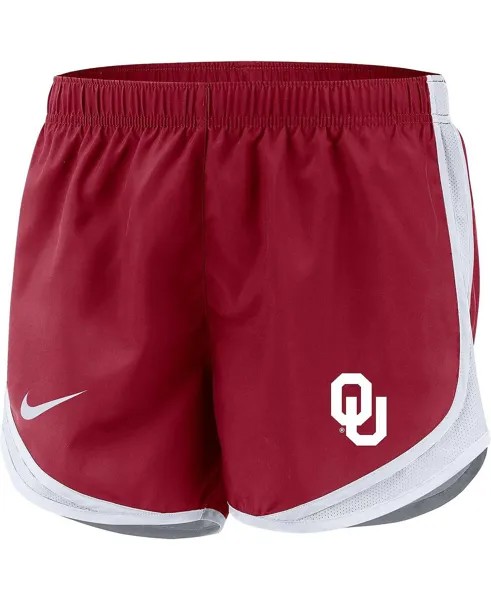 Женские шорты Oklahoma owners Tempo темно-красного цвета Nike