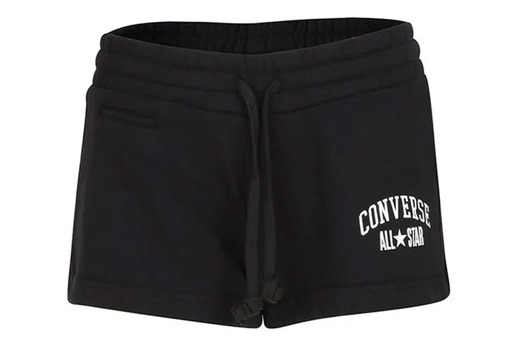 Женские повседневные шорты Converse, цвет Black