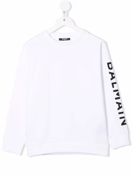 Balmain Kids толстовка с логотипом