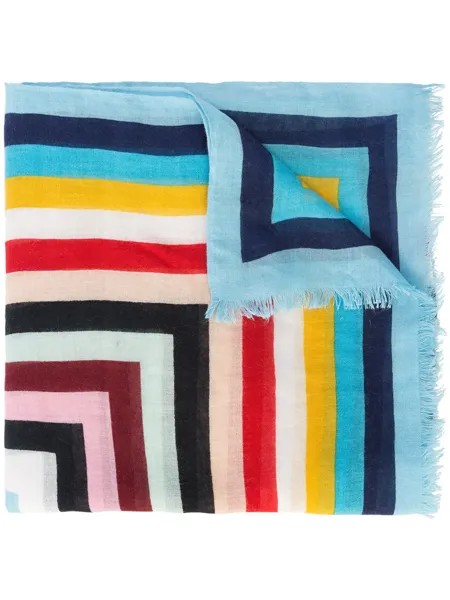 DVF Diane von Furstenberg striped scarf