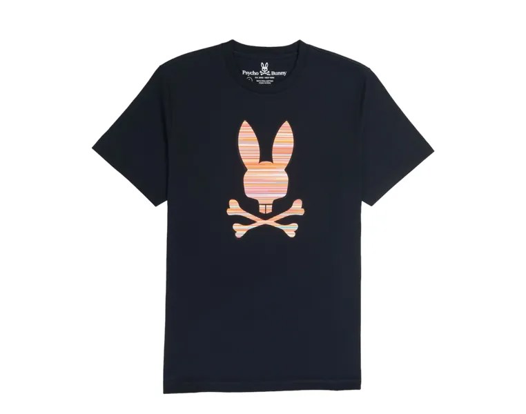 Мужская футболка с рисунком Psycho Bunny Big & Tall Newell, синий