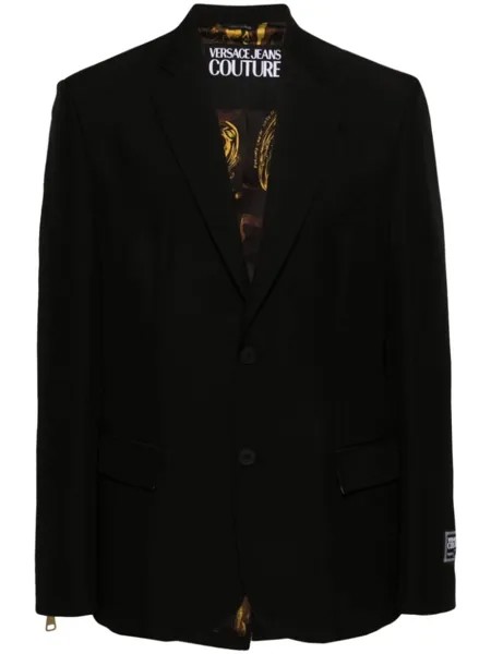 Versace Jeans Couture однобортный пиджак, черный