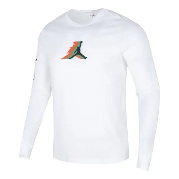 Футболка Air Jordan Brand Long-Sleeve T-Shirt 'White', белый