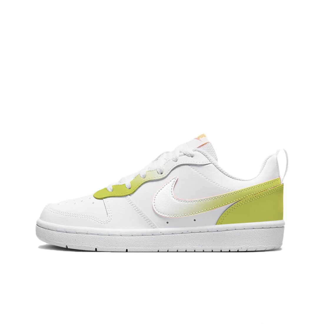 Кроссовки Nike Skateboarding Shoes Women's Low-top White/green, зеленый