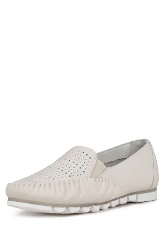 Мокасины женские Alessio Nesca K0639LC-2 бежевые 40 RU