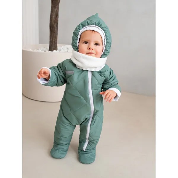AmaroBaby Комбинезон демисезонный стеганый с закрытыми ножками Elf