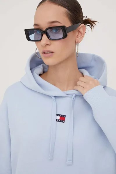 Хлопковая толстовка Tommy Jeans, синий