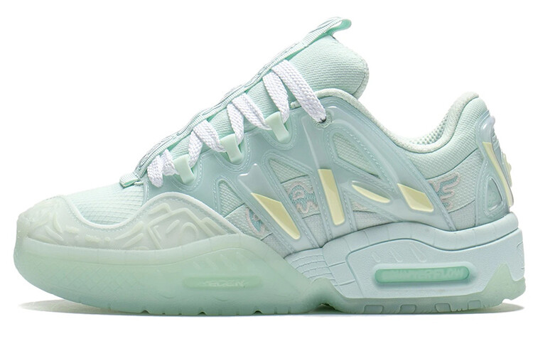 LINING CF Lifestyle Shoes Unisex Low-top Soft Aqua Blue