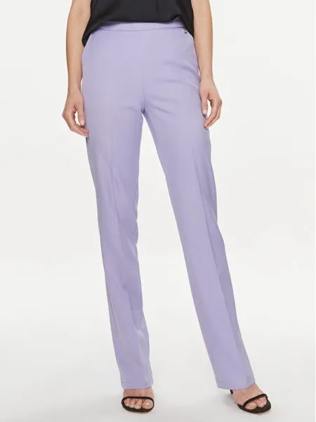 Тканевые брюки стандартного кроя Fracomina, фиолетовый