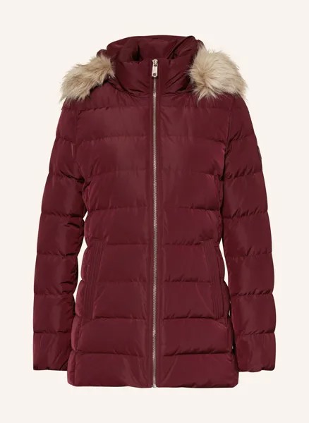 Пуховик Heritage Down Tyra с искусственным мехом Tommy Hilfiger, красный