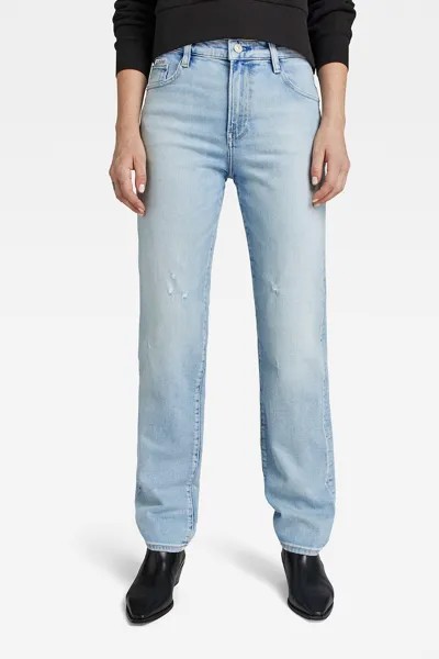 Прямые джинсы Victoria с высокой талией G-Star Raw, синий