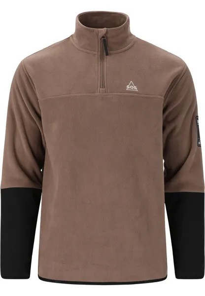 Пуловер SOS Fleece Laax, цвет 1137 Pine Bark