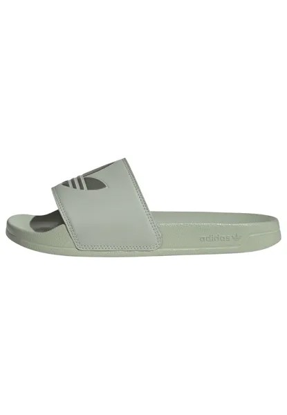 Пляжные тапочки Adilette Lite adidas Originals, цвет halo green silver met halo green