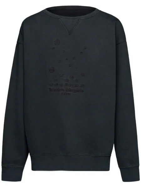 Футболка Numeric с вышитым логотипом Maison Margiela, черный