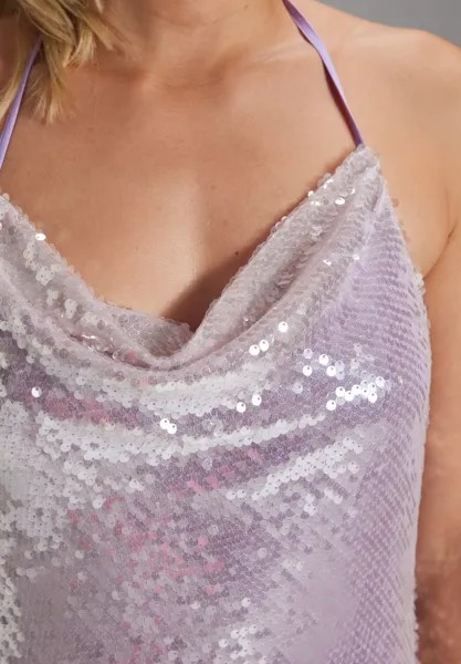 Коктейльное платье Neckholder Aus Swing, сиреневый