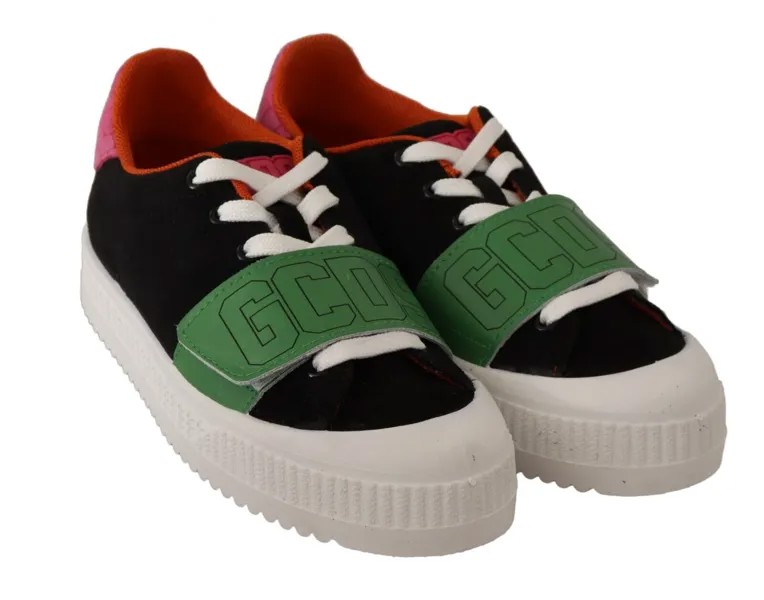 GCDS Shoes Разноцветные замшевые низкие женские кроссовки на шнуровке EU38/US7,5 Рекомендуемая розничная цена 400 долларов США