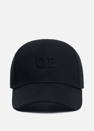 Кепка C.P. Company Gabardine Logo Baseball, цвет чёрный