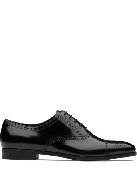 Prada туфли оксфорды, черный