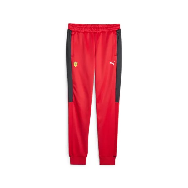 Мужские спортивные брюки PUMA Scuderia Ferrari Race MT7, цвет Rosso Corsa