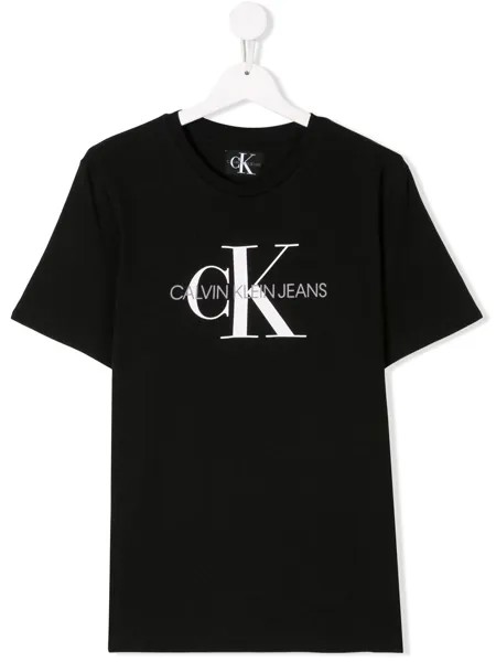 Calvin Klein Kids футболка с логотипом 'TEEN'