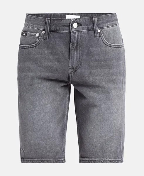Джинсовые шорты Calvin Klein Jeans, темно-серый