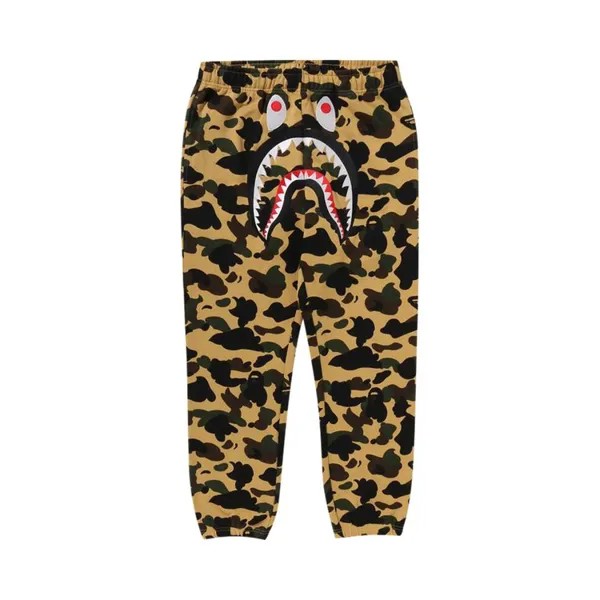 Спортивные брюки BAPE 1st Camo Shark Sweatpants, желтый