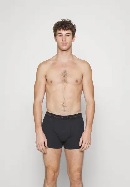 Трусики TRUNK 3 PACK Calvin Klein Underwear, цвет marron/skyway/true navy