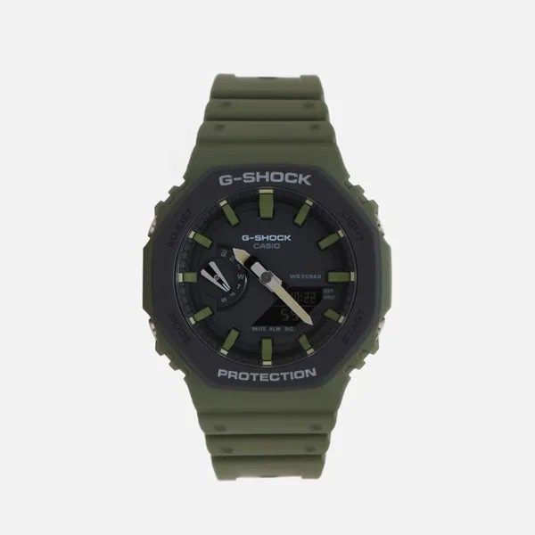 Наручные часы CASIO G-SHOCK GA-2110SU-3A оливковый, Размер ONE SIZE