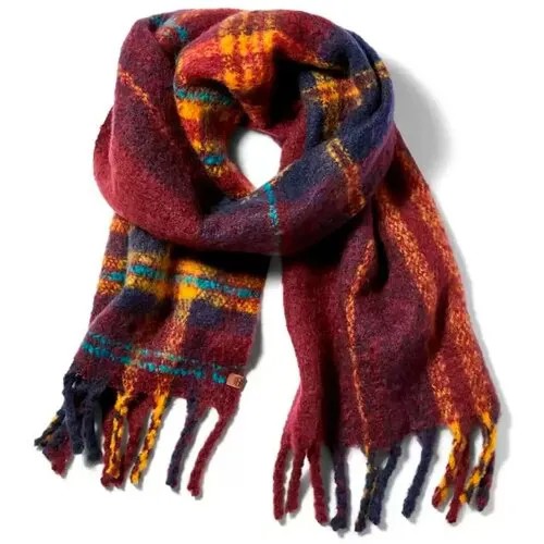 Шарф Timberland Chunky Plaid Blanket Scarf With Fringe / One-size