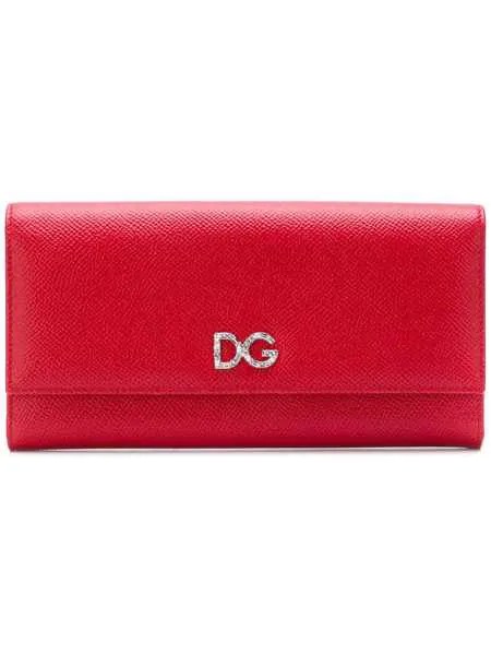 Dolce & Gabbana logo continental wallet